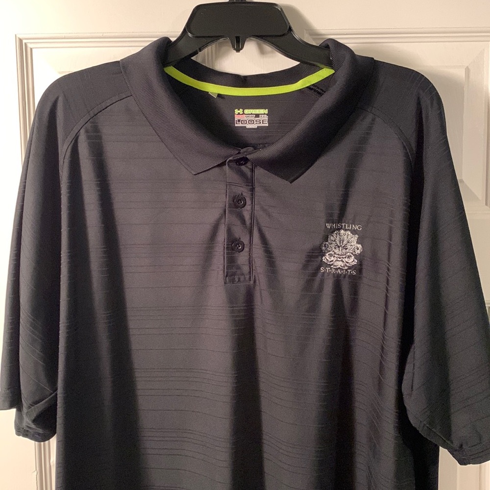 COPY - Black Under Armour Whistling Straits Golf Polo